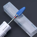 Pink And Blue Ceramic Nail Drill Bit Set Professional Accessories