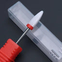 Pink And Blue Ceramic Nail Drill Bit Set Professional Accessories