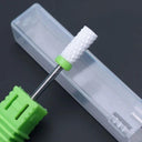 Pink And Blue Ceramic Nail Drill Bit Set Professional Accessories