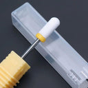 Pink And Blue Ceramic Nail Drill Bit Set Professional Accessories