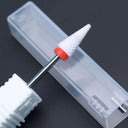 Pink And Blue Ceramic Nail Drill Bit Set Professional Accessories