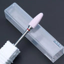 Pink And Blue Ceramic Nail Drill Bit Set Professional Accessories