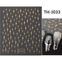 Pink Blusher Gradient Nail Art Sticker Manicure Set Easy Apply