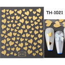 Pink Blusher Gradient Nail Art Sticker Manicure Set Easy Apply