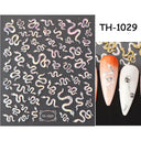 Pink Blusher Gradient Nail Art Sticker Manicure Set Easy Apply