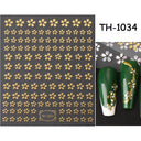 Pink Blusher Gradient Nail Art Sticker Manicure Set Easy Apply