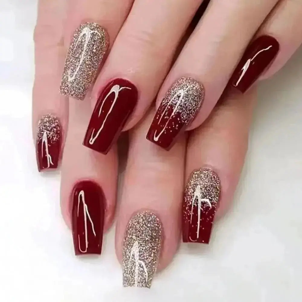Durable Press-On Nails for Home DIY — ab14
