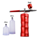 Pink Precision Airbrush Kit for Nail Art and Craft Set