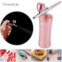 Pink Precision Airbrush Kit for Nail Art and Craft Set