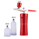 Pink Precision Airbrush Kit for Nail Art and Craft Set