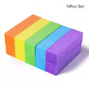 Pink White Professional Nail Buffer Block Set Achieve Perfect Shine