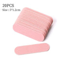 Pink White Professional Nail Buffer Block Set Achieve Perfect Shine