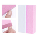 Pink White Professional Nail Buffer Block Set Achieve Perfect Shine