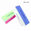 Pink White Professional Nail Buffer Block Set Achieve Perfect Shine
