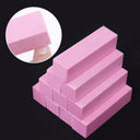 Pink White Professional Nail Buffer Block Set Achieve Perfect Shine