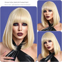 Pink Wig Bobhaircut for Night Parties Stand Out Today