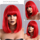 Pink Wig Bobhaircut for Night Parties Stand Out Today