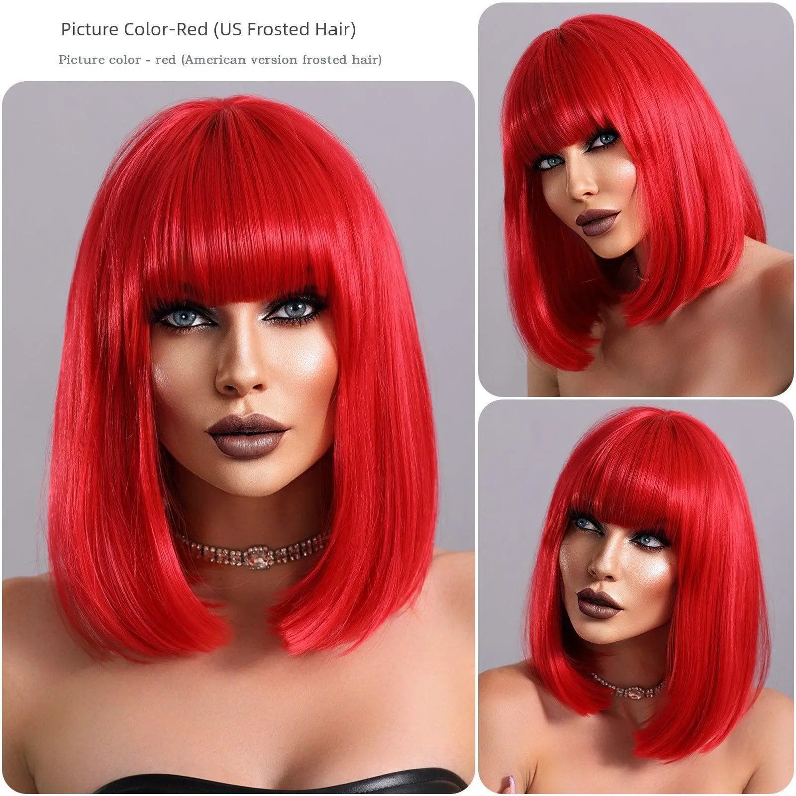 Pink Wig Bobhaircut For Night Parties Stand Out Today