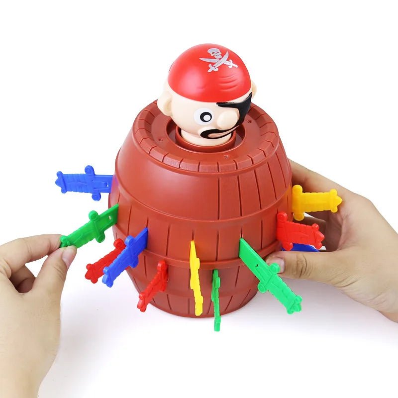 PiratePlay Pirate Barrel Pop Up Game - No Batteries Required Family Party FunJoy