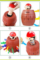 Pirate Barrel Pop-Up Game for Family Fun