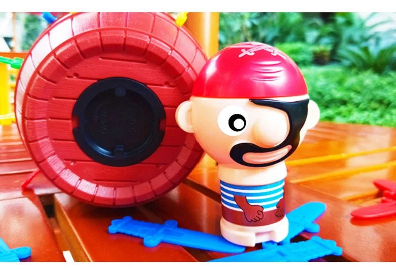 PiratePlay Pirate Barrel Pop Up Game - No Batteries Required Family Party FunJoy