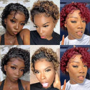 Natural Look Wig for Pixie Cut Bob Style