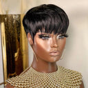 Pixie Cut Human Hair Wig - Affordable Brazilian Style Wig