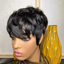 Natural Look Pixie Cut Wig for Women