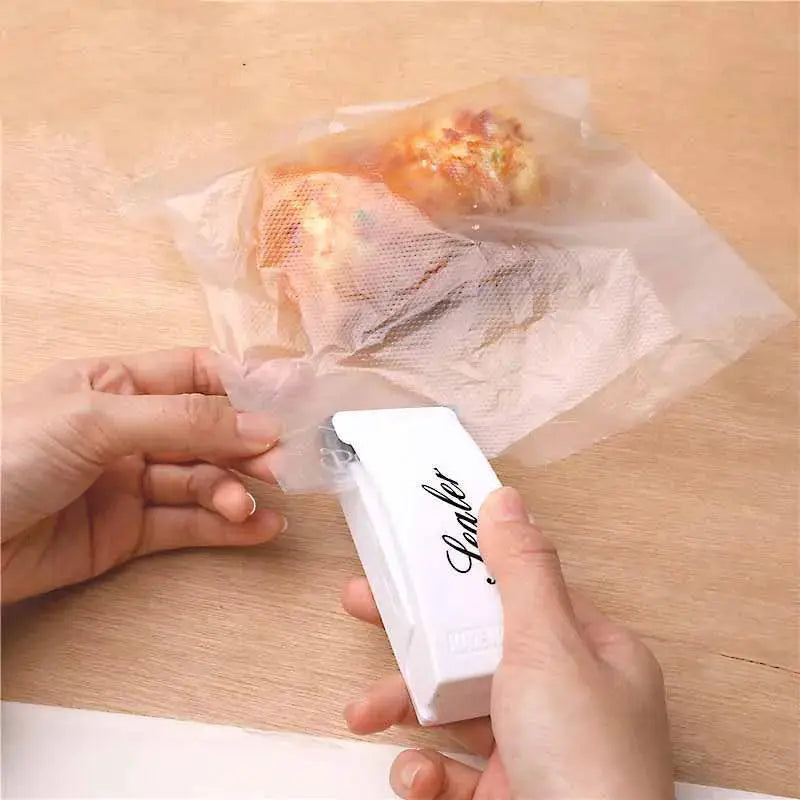 Plastic Heat Bag Sealer Portable Food Clip Kit Set