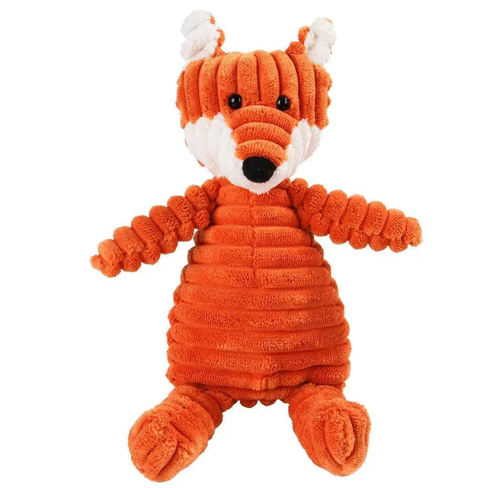 Plush Animal Chewing Toy Durable Squeaky Dog Interactive Toy