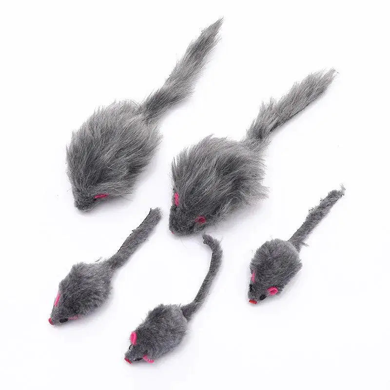 Plush Catmint Mouse Catnip Toy Set For Kitten Play