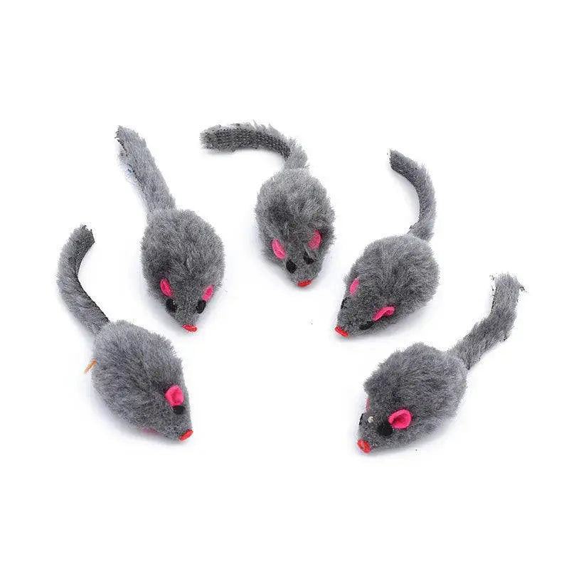 Plush Catmint Mouse Catnip Toy Set For Kitten Play