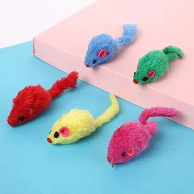 Plush Catmint Mouse Catnip Toy Set For Kitten Play