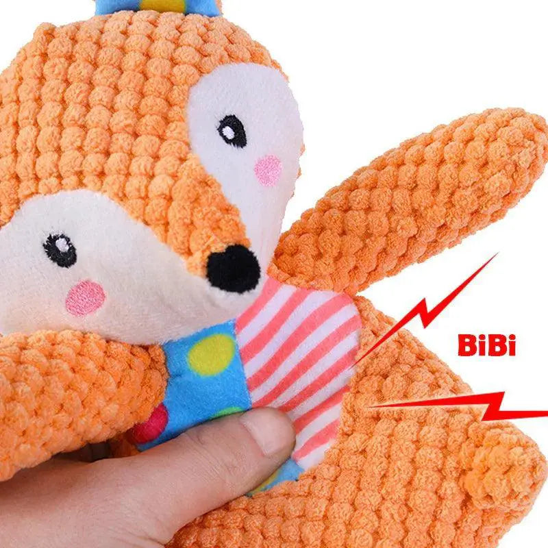 Plush Dog Toy Set Interactive Chew Squeaker for Dogs
