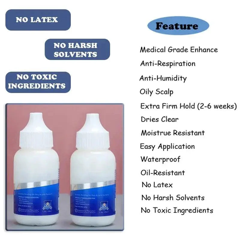 Plussign Super Lace Glue Kit For Secure Waterproof Hold
