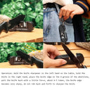 Pocket 4-In-1 Knife Sharpener for Camper