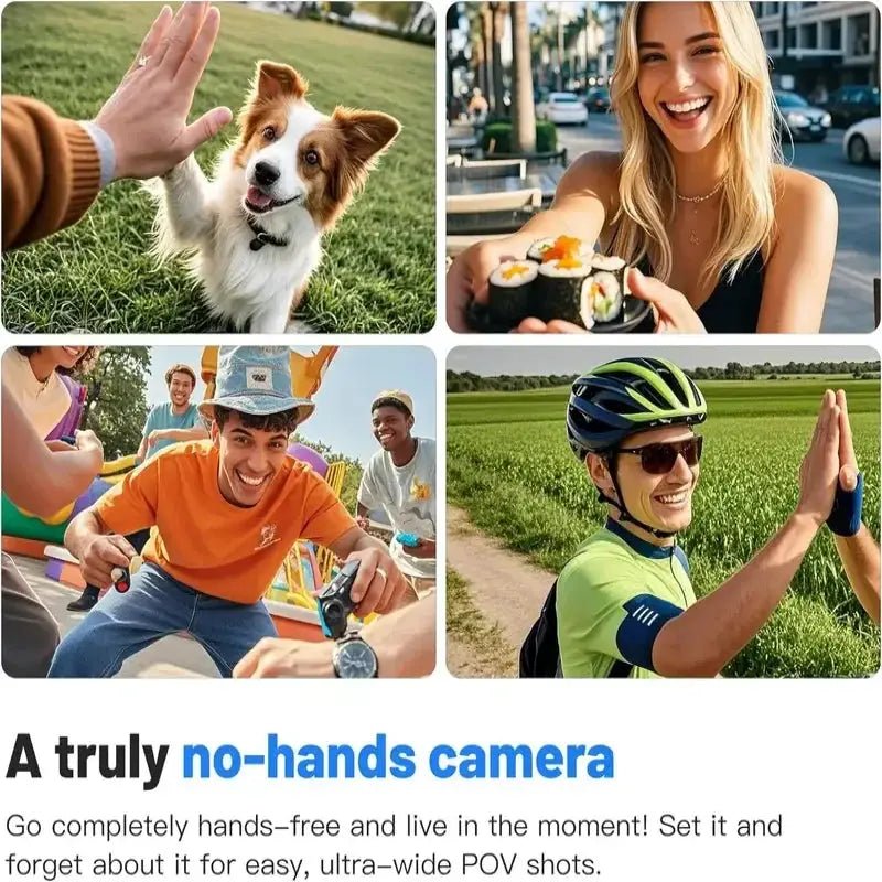 Pocket 4K Mini Camera Magnetic Vlog For Outdoor Action Waterproof Bodycam