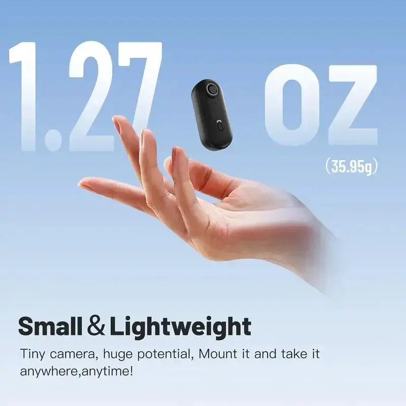 Pocket 4K Mini Camera Magnetic Vlog For Outdoor Action Waterproof Bodycam