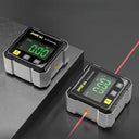 Pocket Digital Level Protractor Inclinometer 360 Magnetic Laser Gauge USB Charge