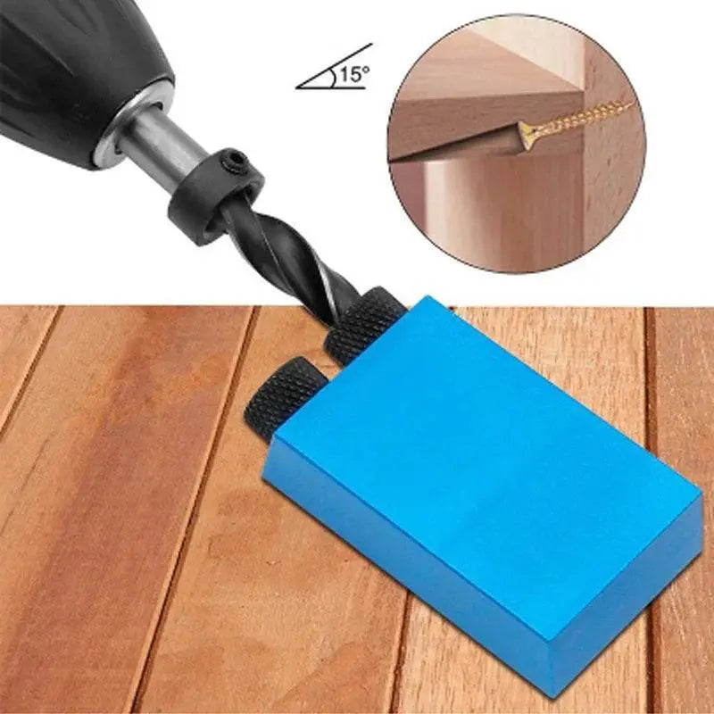 Pocket Hole Jig Kit Durable Aluminum Joinery Tool Set