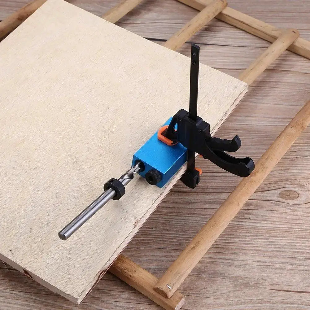 Pocket Hole Jig Kit Durable Aluminum Joinery Tool Set