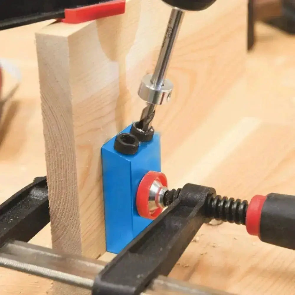 Pocket Hole Jig Kit Durable Aluminum Joinery Tool Set