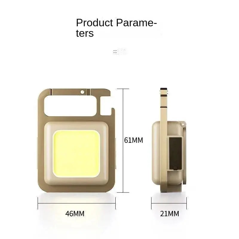 Pocket Light Keychain Rechargeable Outdoor Work Light