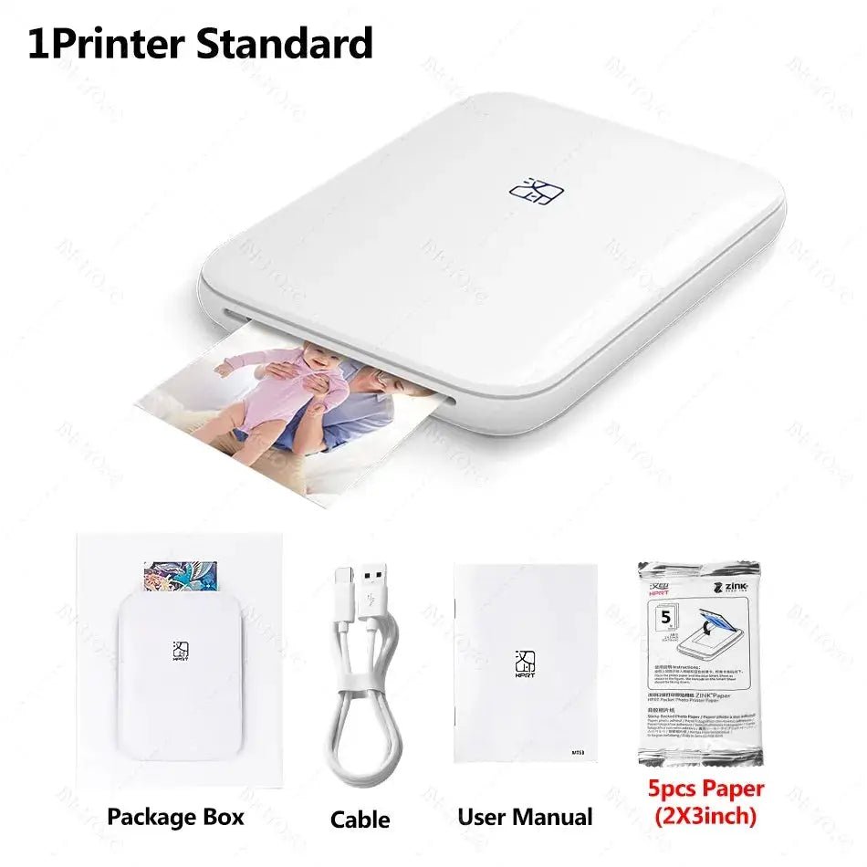 Pocket Photo Printer For Mobile Prints