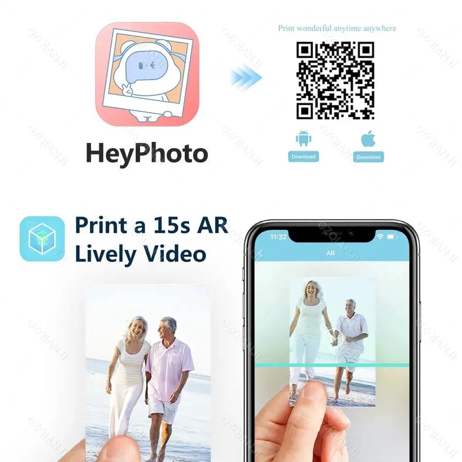 Pocket Printer for Travelers 2x3 Photos