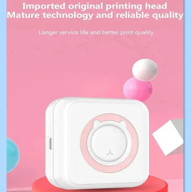 Pocket Wireless Thermal Printer Mini Portable Case
