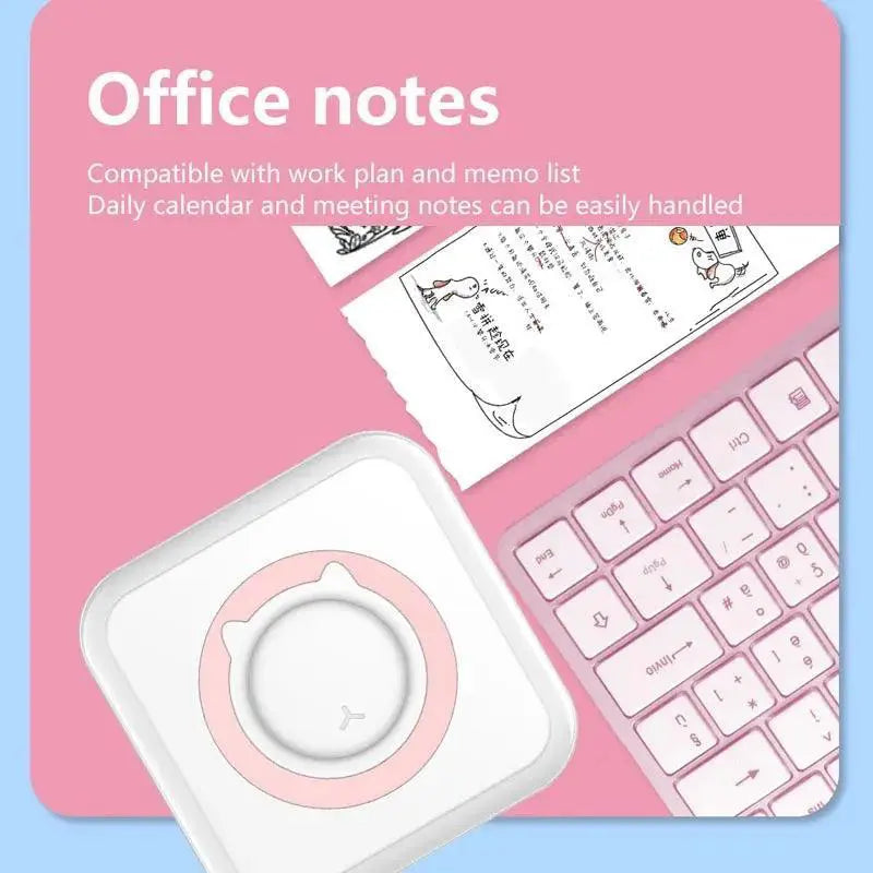 Pocket Wireless Thermal Printer Mini Portable Case