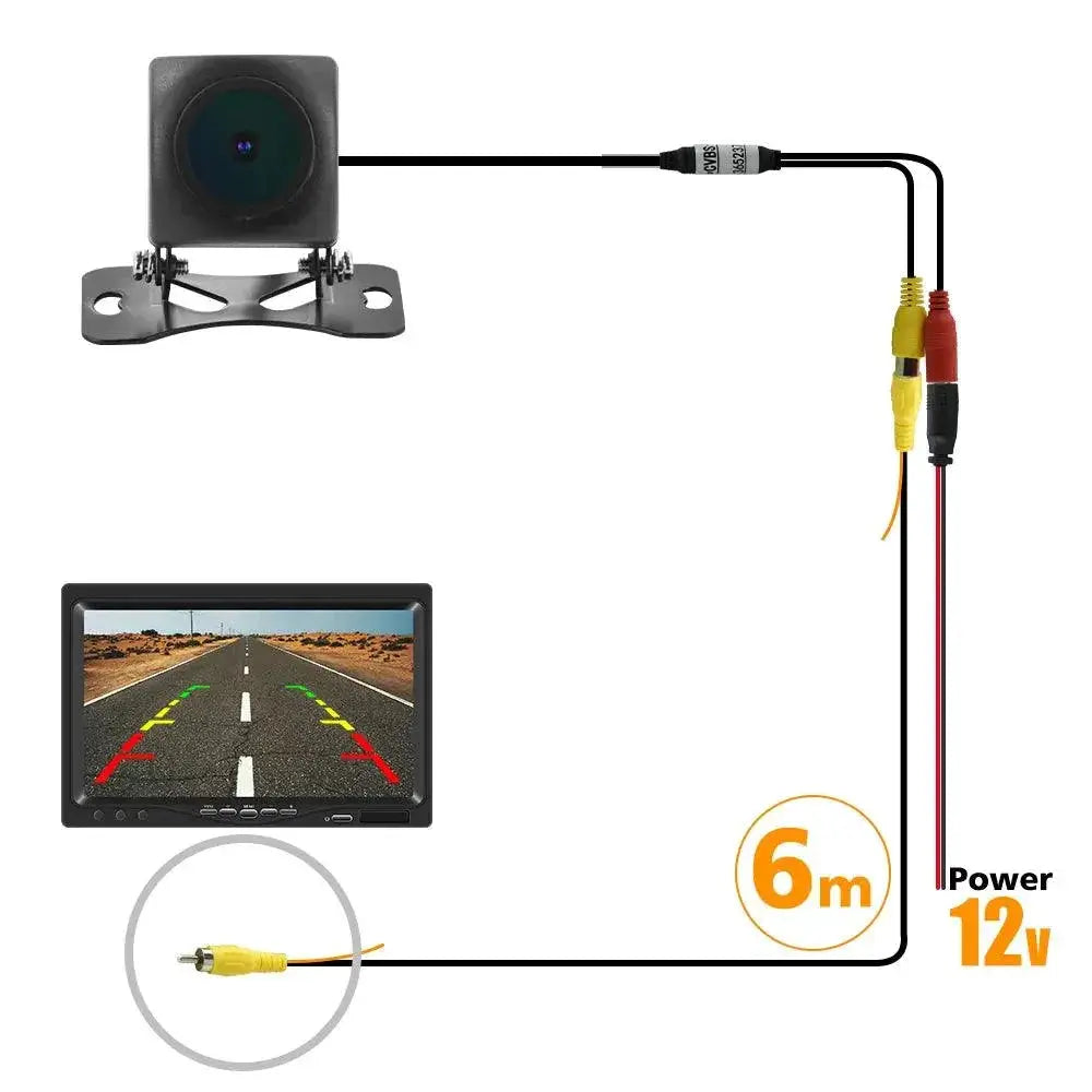 Podofo Car Rear View Camera Night Vision Wide Angle HD