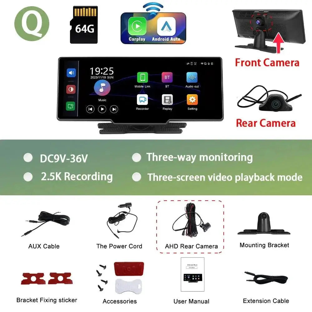 Podofo Dash Cam for Car Drivers Safety — product view 8