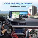 Podofo Smart Dash Cam with Rearview Camera High Def